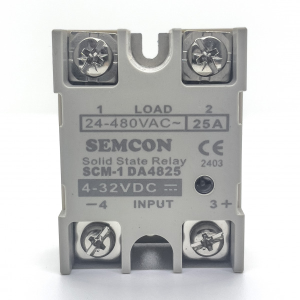 SC-1DA4825 SSR 1 Pha 25A Output: 24-280Vac, Input: 3-32Vdc -