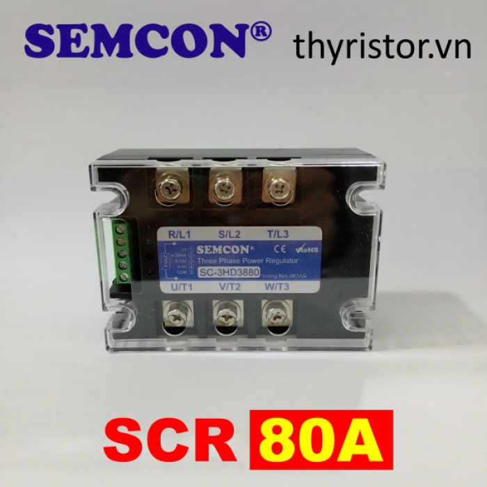 SC-3HD3880 Bộ Điều Khiển Công Suất 3 Pha 80A SCR 3 pha