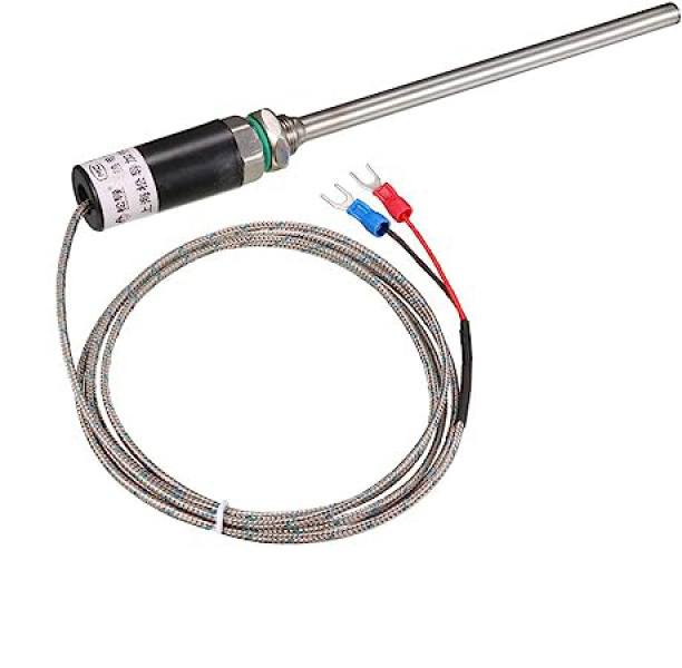 Thermocouple Type K Cảm biến nhiệt loại K, phi 7 đầu dò dài 100mm 200mm 300mmm, dây cáp dài 2m nhiệt độ -100 450℃ -