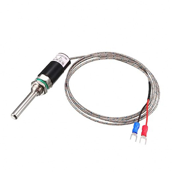 Thermocouple Type K Cảm biến nhiệt loại K, phi 7 đầu dò dài 100mm 200mm 300mmm, dây cáp dài 2m nhiệt độ -100 450℃ -