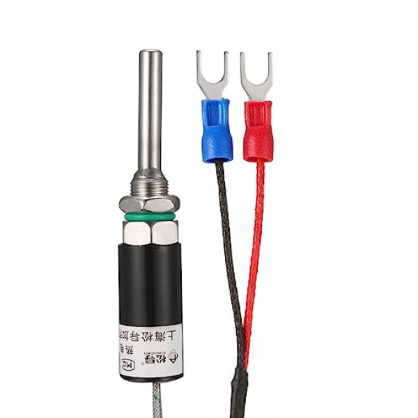 Thermocouple Type K Cảm biến nhiệt loại K, phi 7 đầu dò dài 100mm 200mm 300mmm, dây cáp dài 2m nhiệt độ -100 450℃ -